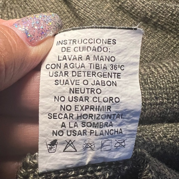 Aldo Contini Italia Zip Up Sweater, Brown w/pattern, Size Large - Picture 14 of 16